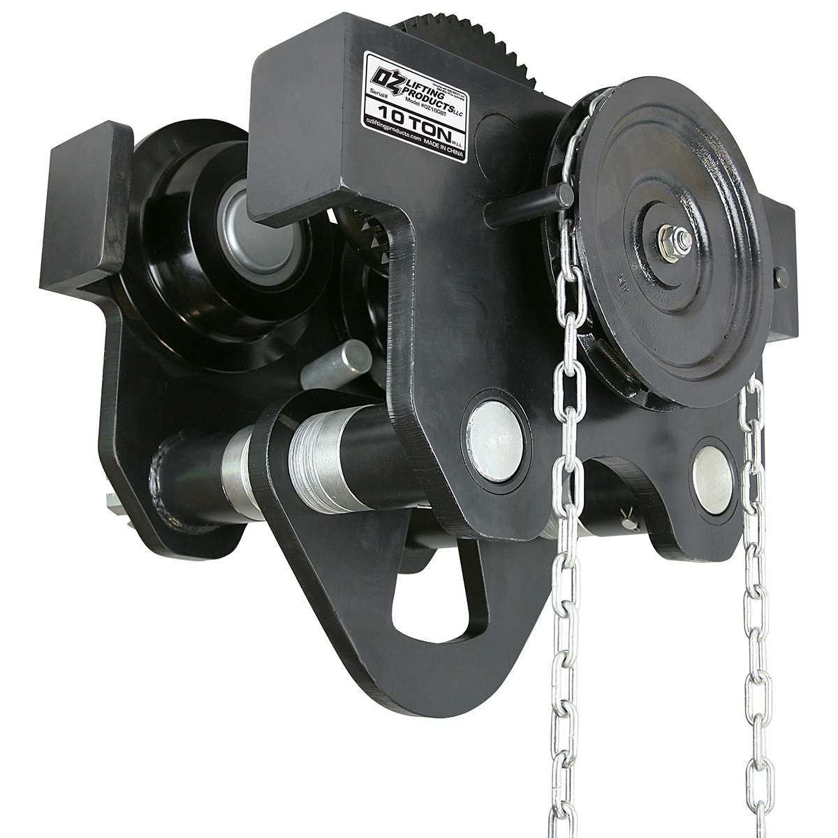 10 T Geared Beam Trolley | OZ Lifting Products