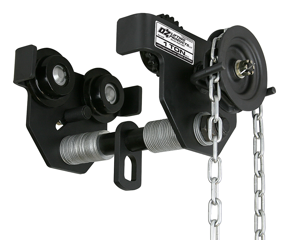 1 T Geared Beam Trolley | OZ Lifting Products