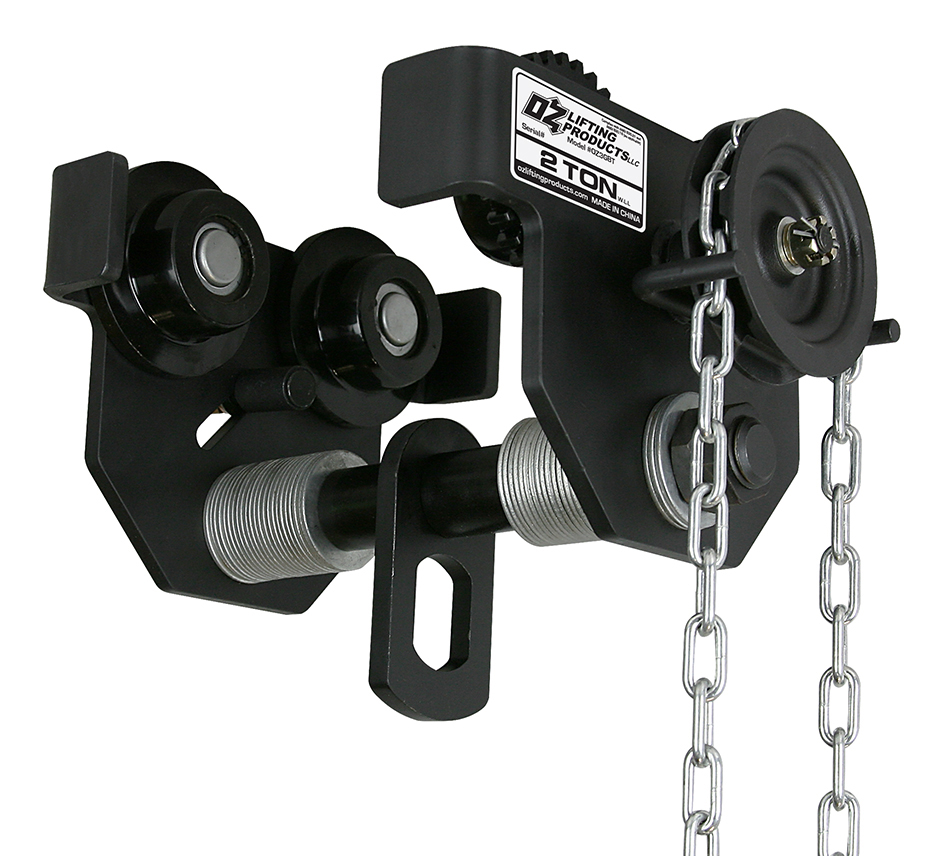 2 T Geared Beam Trolley | OZ Lifting Products